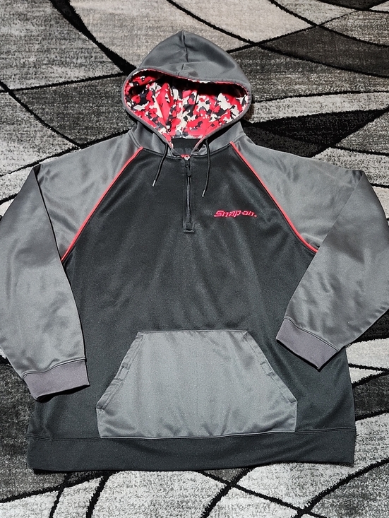 Snap On Other - SNAP-ON TOOLS EMBROIDERED COLORBLOCK QUARTER-ZIP DIGITAL CAMO HOODIE SWEATSHIRT